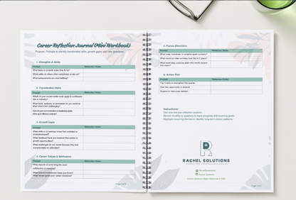 Career Reflection Journal (Mini Workbook)