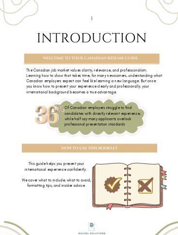 The Canadian Resume Guide for Newcomers
