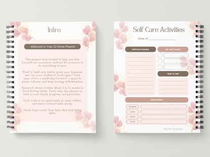 Self-Care Planner (Coil-Bound)