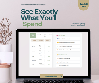 Laptop displaying a digital resource with task lists on a light background